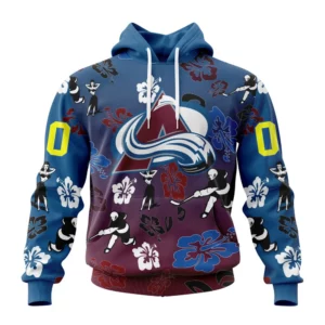 Hoodie NHL Colorado Avalanche X Hawaii Specialized Design For Hawaiia V0122 QTNHL080524A3804HD