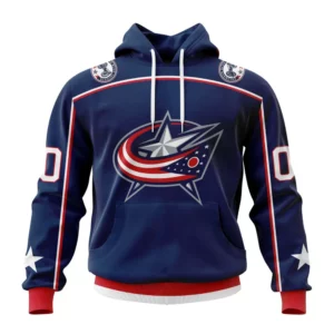 Hoodie NHL Columbus Blue Jackets Home Kits QTNHL080524A1527HD