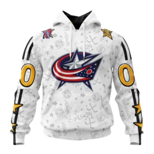 Hoodie NHL Columbus Blue Jackets Special All-Star Game Design St2401 QTNHL080524A813HD
