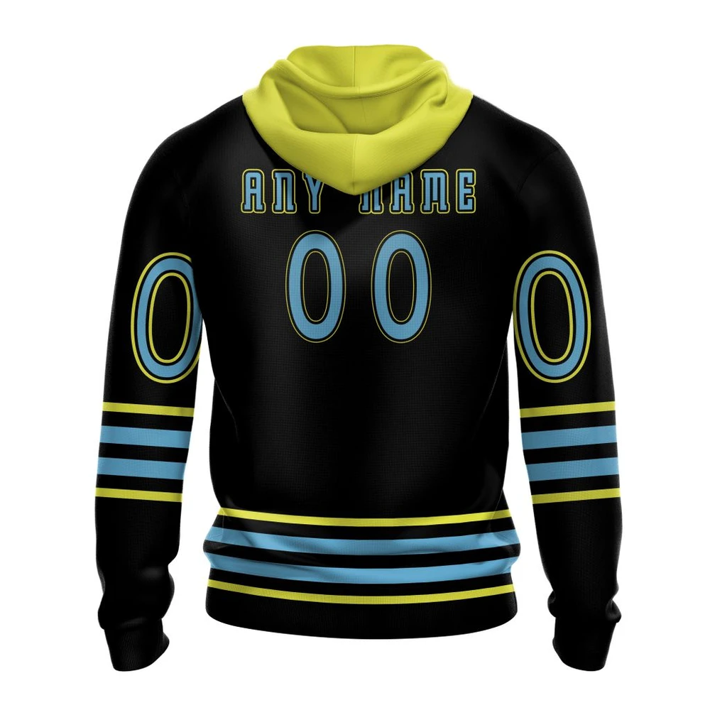 Hoodie NHL Columbus Blue Jackets Special Blackout Design St2401 QTNHL080524A608HD - Image 2