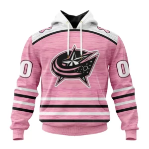 Hoodie NHL Columbus Blue Jackets Special Pink Fight Breast Cancer Design St2304 QTNHL080524A1754HD