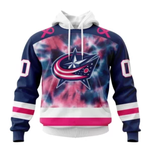 Hoodie NHL Columbus Blue Jackets Special Pink October Fight Breast Cancer St2303 QTNHL080524A1841HD