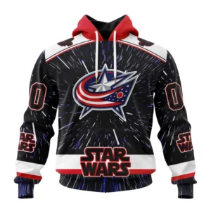 Hoodie NHL Columbus Blue Jackets Special Star Wars Design St2303 QTNHL080524A1130HD