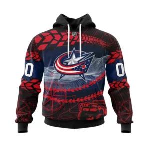 Hoodie NHL Columbus Blue Jackets, Specialized Off Road Style St2201 QTNHL080524A4035HD