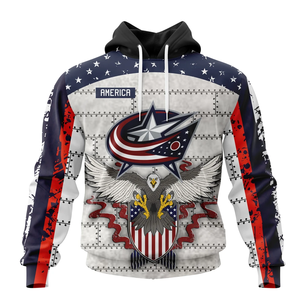 Hoodie NHL Columbus Blue Jackets, Specialized Unisex In Us Concepts V0222 QTNHL080524A2892HD