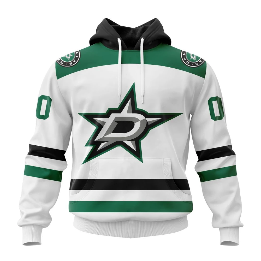 Hoodie NHL Dallas Stars Personalized Away Kits QTNHL080524A1556HD