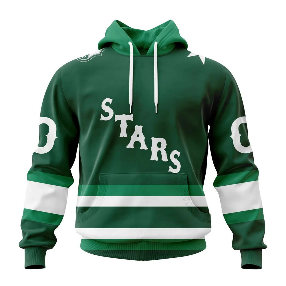 Hoodie NHL Dallas Stars Personalized Heritage Design St2401 QTNHL080524A667HD