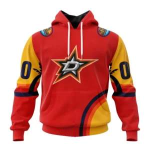 Hoodie NHL Dallas Stars Special All-Star Game Design With Florida Sunset QTNHL080524A2601HD
