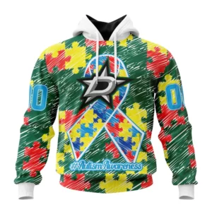 Hoodie NHL Dallas Stars Special Autism Awareness Design St2201 QTNHL080524A2480HD