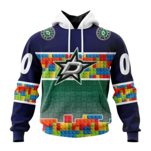 Hoodie NHL Dallas Stars Special Autism Awareness Design V2301 QTNHL080524A2243HD