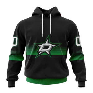 Hoodie NHL Dallas Stars Special Black And Gradient Design St2301 QTNHL080524A1413HD