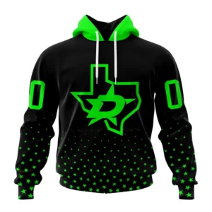 Hoodie NHL Dallas Stars Special Blackout Design St2401 QTNHL080524A604HD