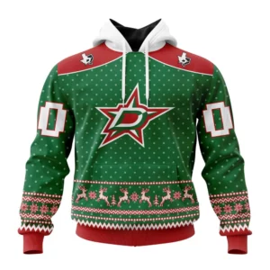 Hoodie NHL Dallas Stars Special Christmas Apparel St2201 QTNHL080524A3047HD
