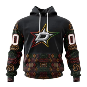 Hoodie NHL Dallas Stars Special Design For Black History Month St2401 QTNHL080524A1064HD