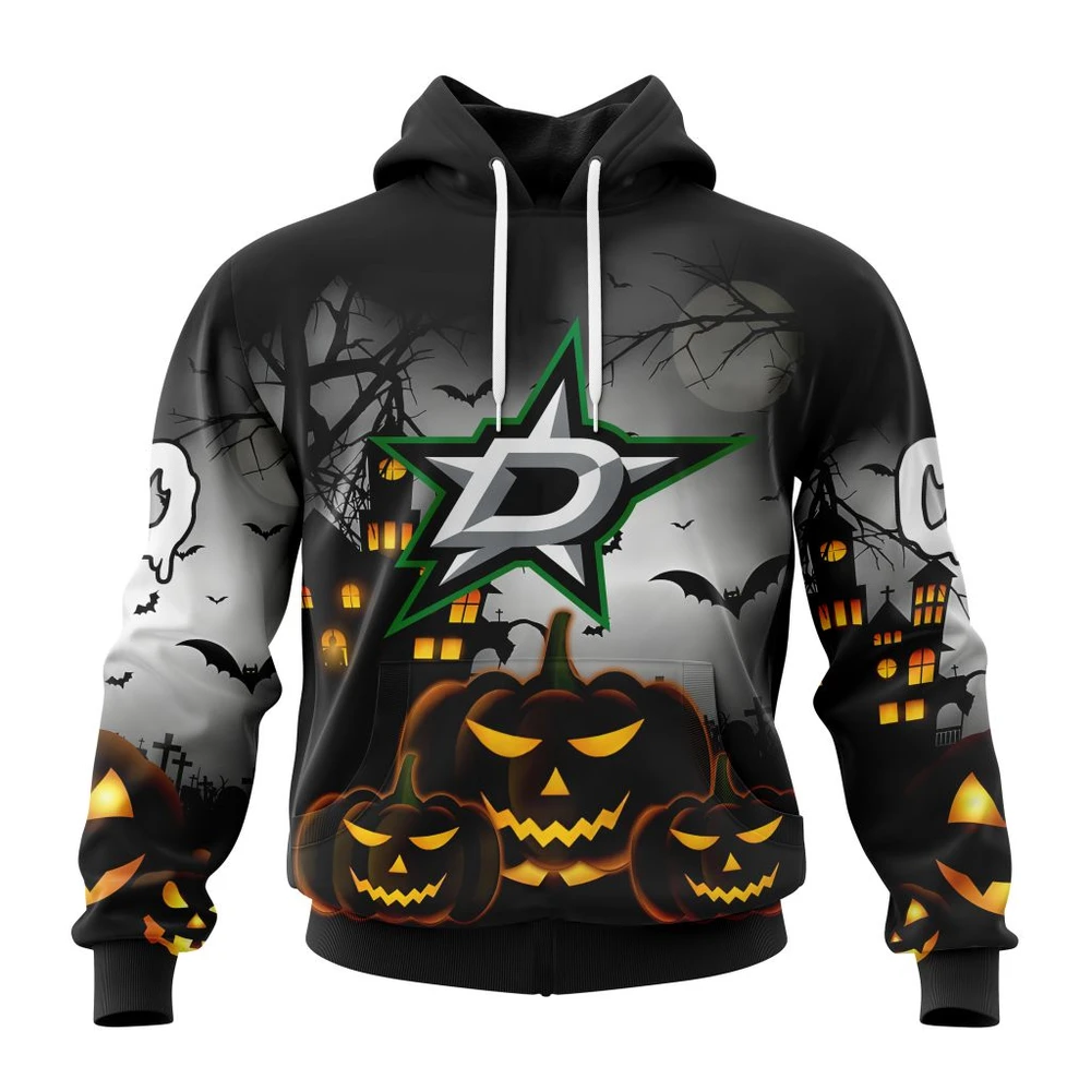 Hoodie NHL Dallas Stars Special Design For Halloween St2302 QTNHL080524A2002HD