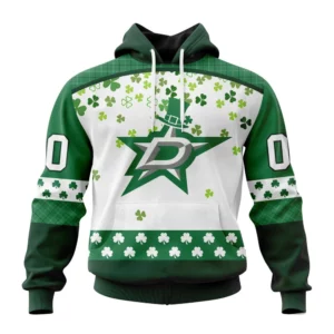 Hoodie NHL Dallas Stars Special Design For St. Patrick Day St2401 QTNHL080524A1251HD