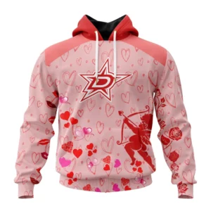 Hoodie NHL Dallas Stars Special Gift For Valentines Day St2402 QTNHL080524A969HD