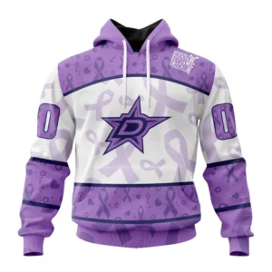 Hoodie NHL Dallas Stars Special Lavender Fight Cancer St2201 QTNHL080524A3108HD