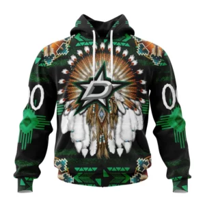 Hoodie NHL Dallas Stars Special Native Costume Design St2202 QTNHL080524A2687HD