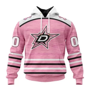 Hoodie NHL Dallas Stars Special Pink Fight Breast Cancer Design St2304 QTNHL080524A1750HD