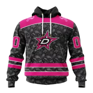 Hoodie NHL Dallas Stars Special Pink In The Rink Fight Breast Cancer St2301 QTNHL080524A2088HD