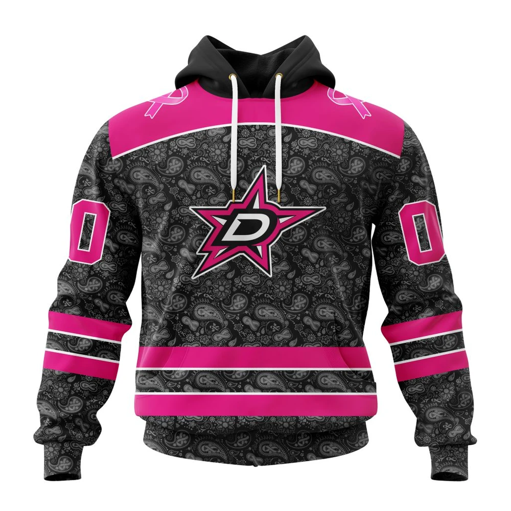 Hoodie NHL Dallas Stars Special Pink In The Rink Fight Breast Cancer St2301 QTNHL080524A2088HD