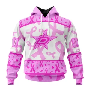 Hoodie NHL Dallas Stars Special Pink October Breast Cancer Awareness Month St2302 QTNHL080524A1868HD