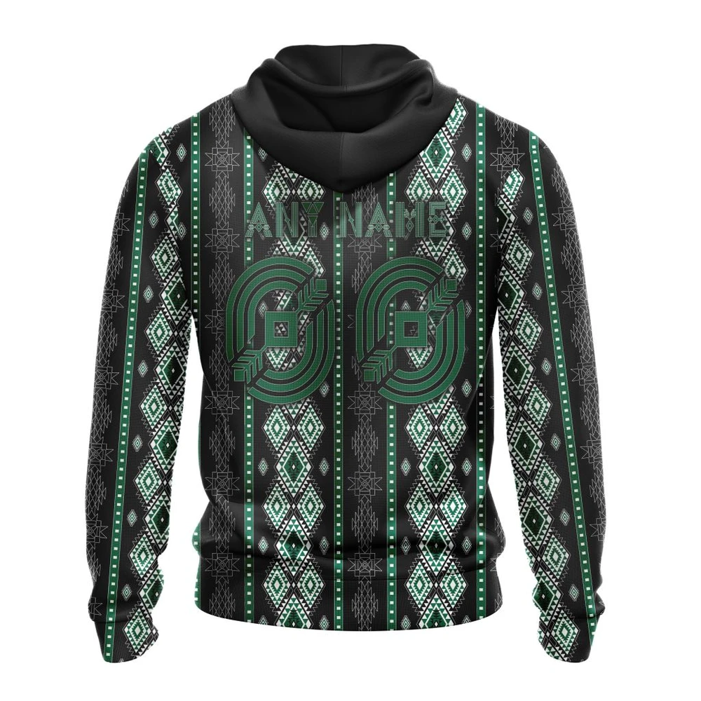Hoodie NHL Dallas Stars Special Skull Native Design St2301 QTNHL080524A2118HD - Image 2