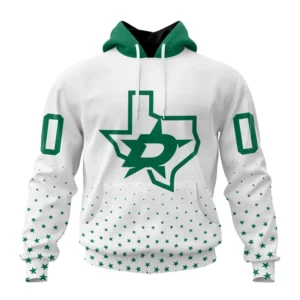 Hoodie NHL Dallas Stars Special Whiteout Design St2401 QTNHL080524A572HD