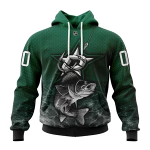 Hoodie NHL Dallas Stars, Specialized Fishing Style St2201 QTNHL080524A3999HD