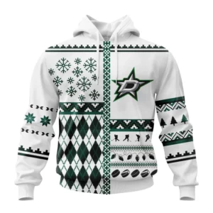 Hoodie NHL Dallas Stars, Specialized Unisex Christmas Is Coming V01 QTNHL080524A2914HD