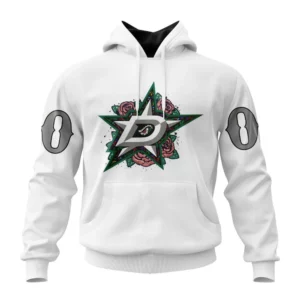Hoodie NHL Dallas Stars, Specialized Unisex Kits Dia De Muertos QTNHL080524A2863HD