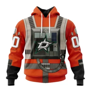 Hoodie NHL Dallas Stars Star Wars Rebel Pilot Design St2201 QTNHL080524A2331HD