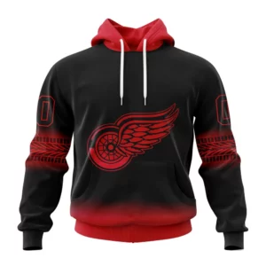 Hoodie NHL Detroit Red Wings Personalize Gradient Series Concept St2301 QTNHL080524A1353HD