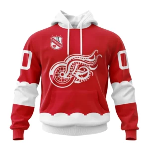 Hoodie NHL Detroit Red Wings Personalized Heritage Design St2401 QTNHL080524A668HD