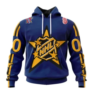 Hoodie NHL Detroit Red Wings Personalized NHL All-Star Game QTNHL080524A842HD