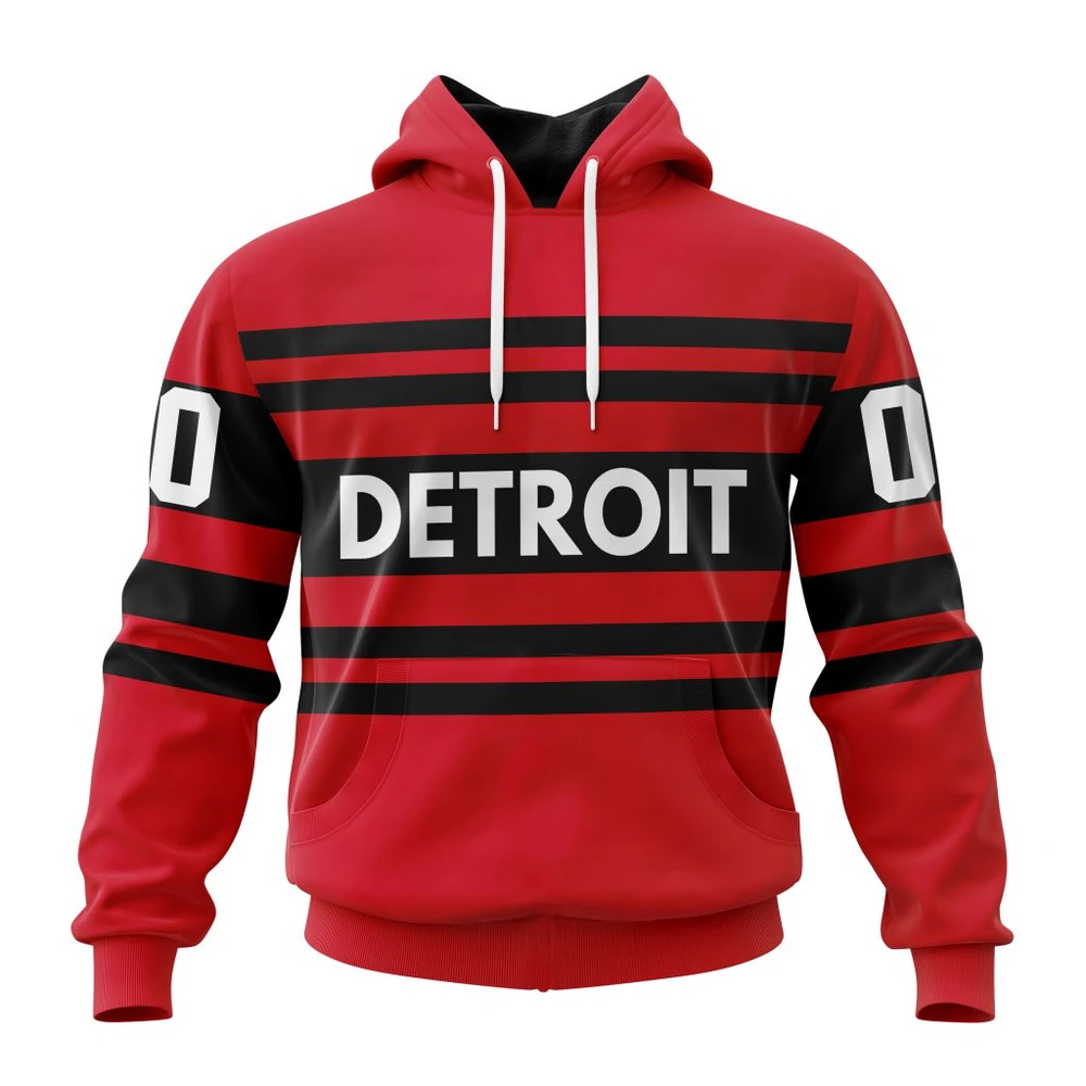 Hoodie NHL Detroit Red Wings Reverse Retro Kits QTNHL080524A54HD