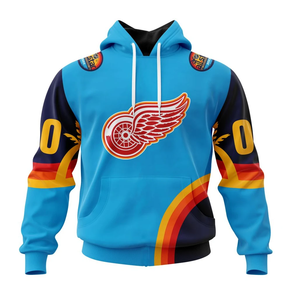 Hoodie NHL Detroit Red Wings Special All-Star Game Design With Atlantic Ocean QTNHL080524A2571HD