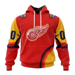 Hoodie NHL Detroit Red Wings Special All-Star Game Design With Florida Sunset QTNHL080524A293HD