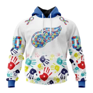 Hoodie NHL Detroit Red Wings Special Autism Awareness Design St2203 QTNHL080524A2541HD