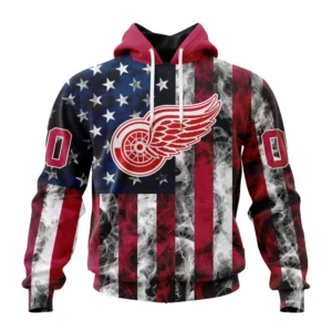 Hoodie NHL Detroit Red Wings Special Design For Independence Day The Fourth Of July St2401 QTNHL080524A495HD