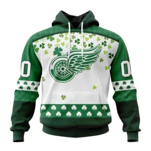 Hoodie NHL Detroit Red Wings Special Design For St. Patrick Day St2401 QTNHL080524A1252HD