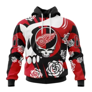 Hoodie NHL Detroit Red Wings Special Grateful Dead Design St2305 QTNHL080524A1283HD