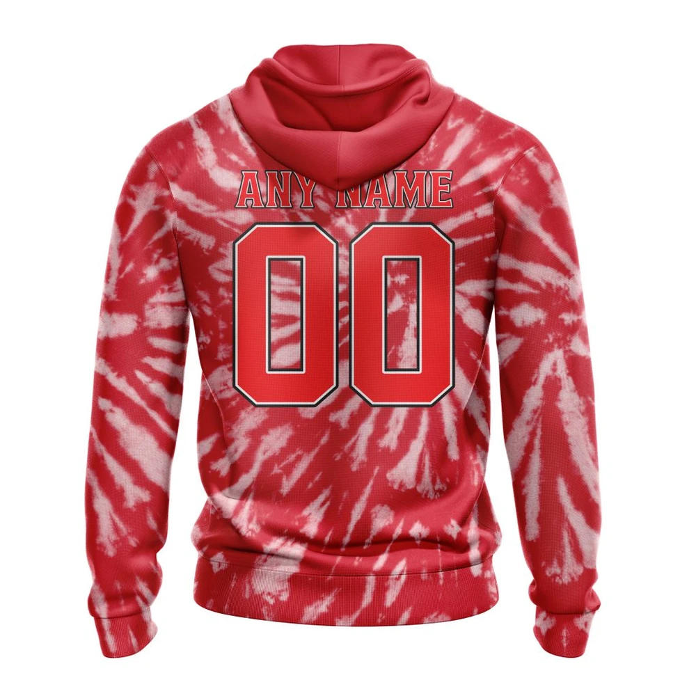 Hoodie NHL Detroit Red Wings Special Retro Vintage Tie Dye St2201 QTNHL080524A337HD - Image 2