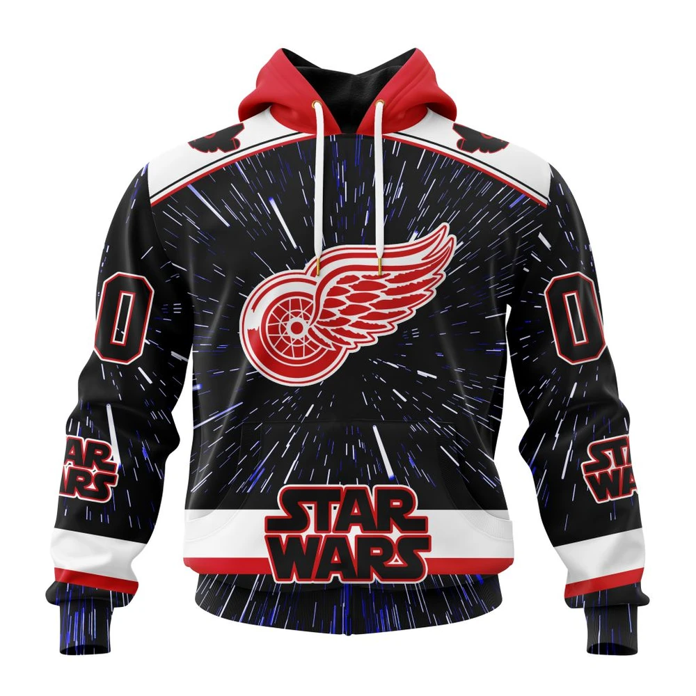 Hoodie NHL Detroit Red Wings Special Star Wars Design St2303 QTNHL080524A171HD
