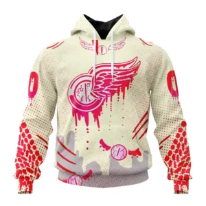 Hoodie NHL Detroit Red Wings, Specialized Jersey For Halloween Night QTNHL080524A3197HD