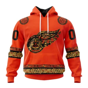 Hoodie NHL Detroit Red Wings, Specialized National Day For Truth And Reconciliation QTNHL080524A3090HD
