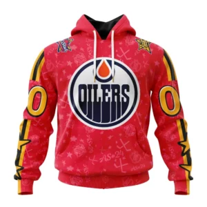 Hoodie NHL Edmonton Oilers Special All-Star Game Design St2401 QTNHL080524A808HD