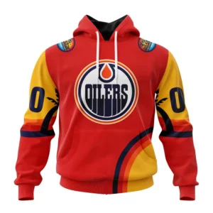 Hoodie NHL Edmonton Oilers Special All-Star Game Design With Florida Sunset QTNHL080524A2600HD