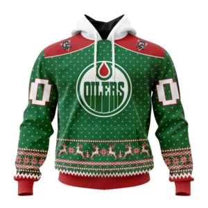 Hoodie NHL Edmonton Oilers Special Christmas Apparel St2201 QTNHL080524A3046HD